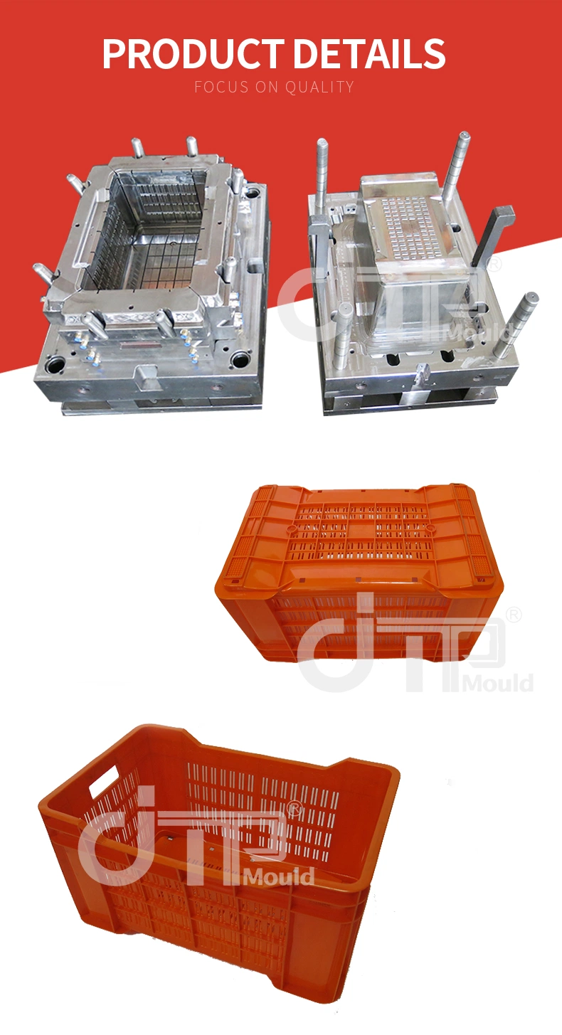 2020 Newly Modern Design of Plastic Injection Crate Mould