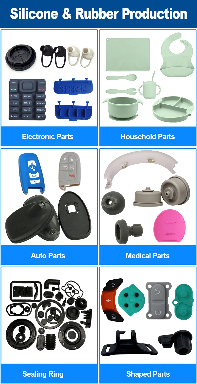 Custom Keypad/Bracelet/Grommet/Ring/Washer/Strap/Gasket Product Part Plastic Injection Rubber Silicone Mold