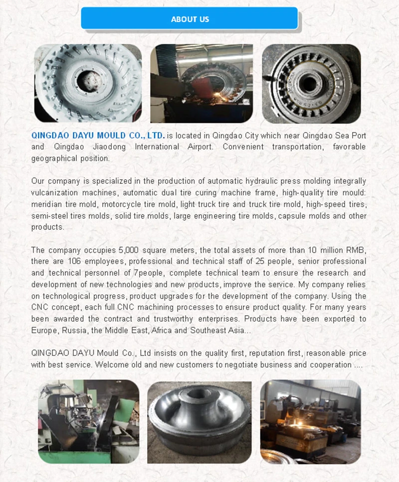 Hot Selling Cushion Mould Tyre Mould Rubber Mould