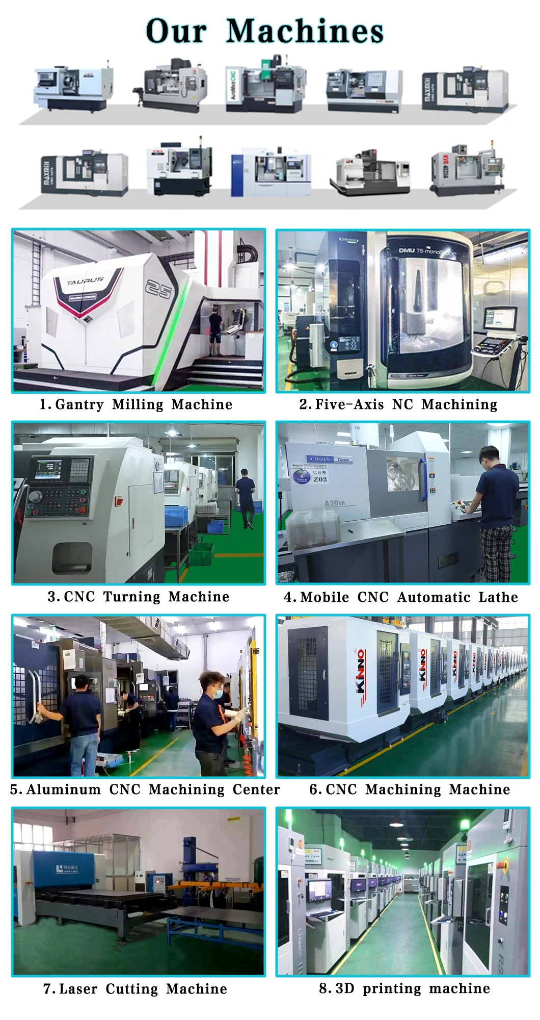 CNC Machining Precision Four Axis Aluminum Parts Customized Processing Paint Oxidation Polishing